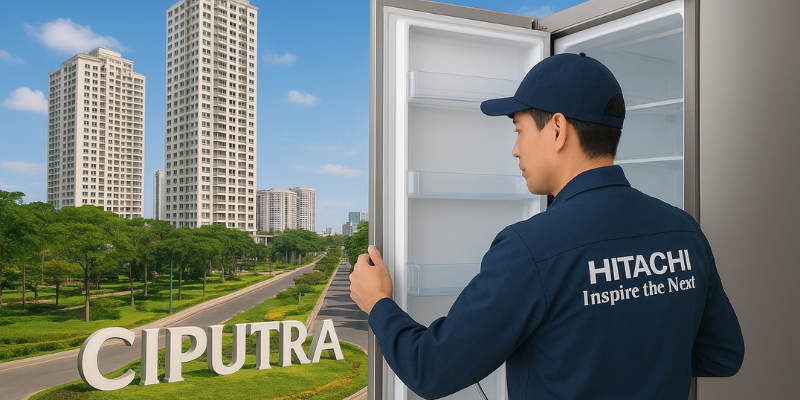 bảo hành tủ lạnh hitachi tại ciputra
