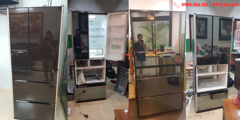 sửa tủ lạnh Hitachi tại Times City chính hãng