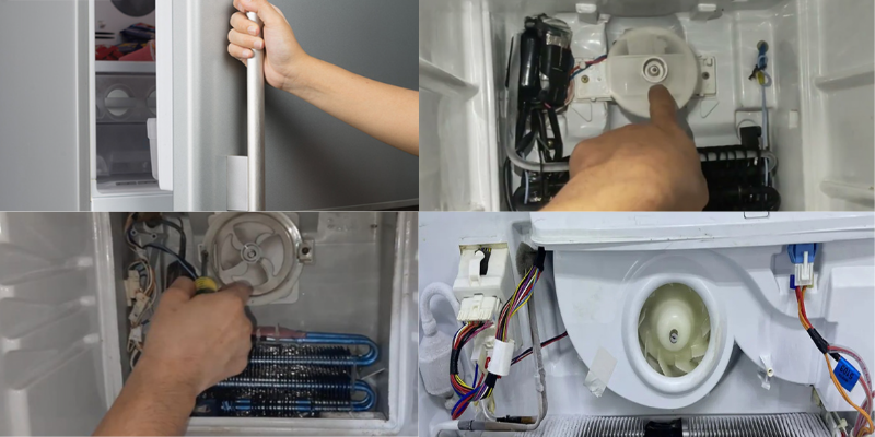 giá thay quạt tủ lạnh Hitachi