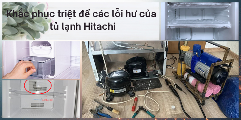 Sửa tủ lạnh Hitachi tại Vinhome Riverside