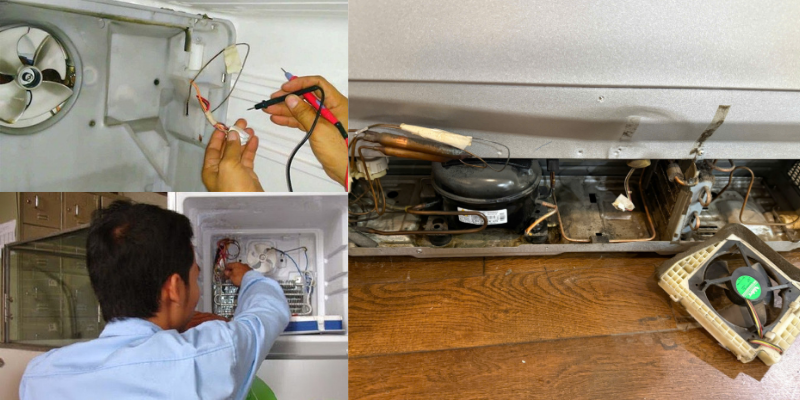 giá thay quạt tủ lạnh Hitachi