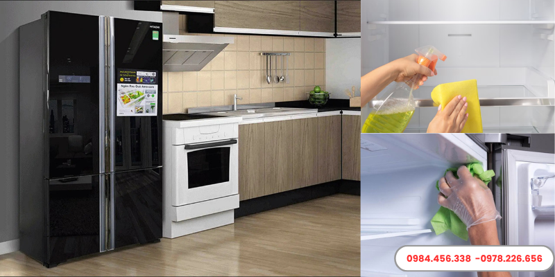 hướng dẫn vệ sinh tủ lạnh Hitachi